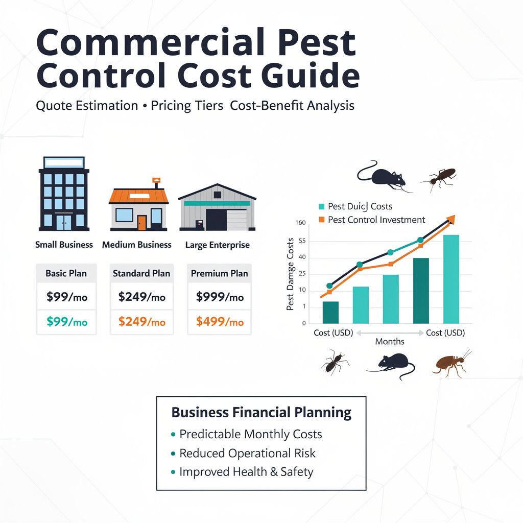 Commercial pest control pricing and business rates