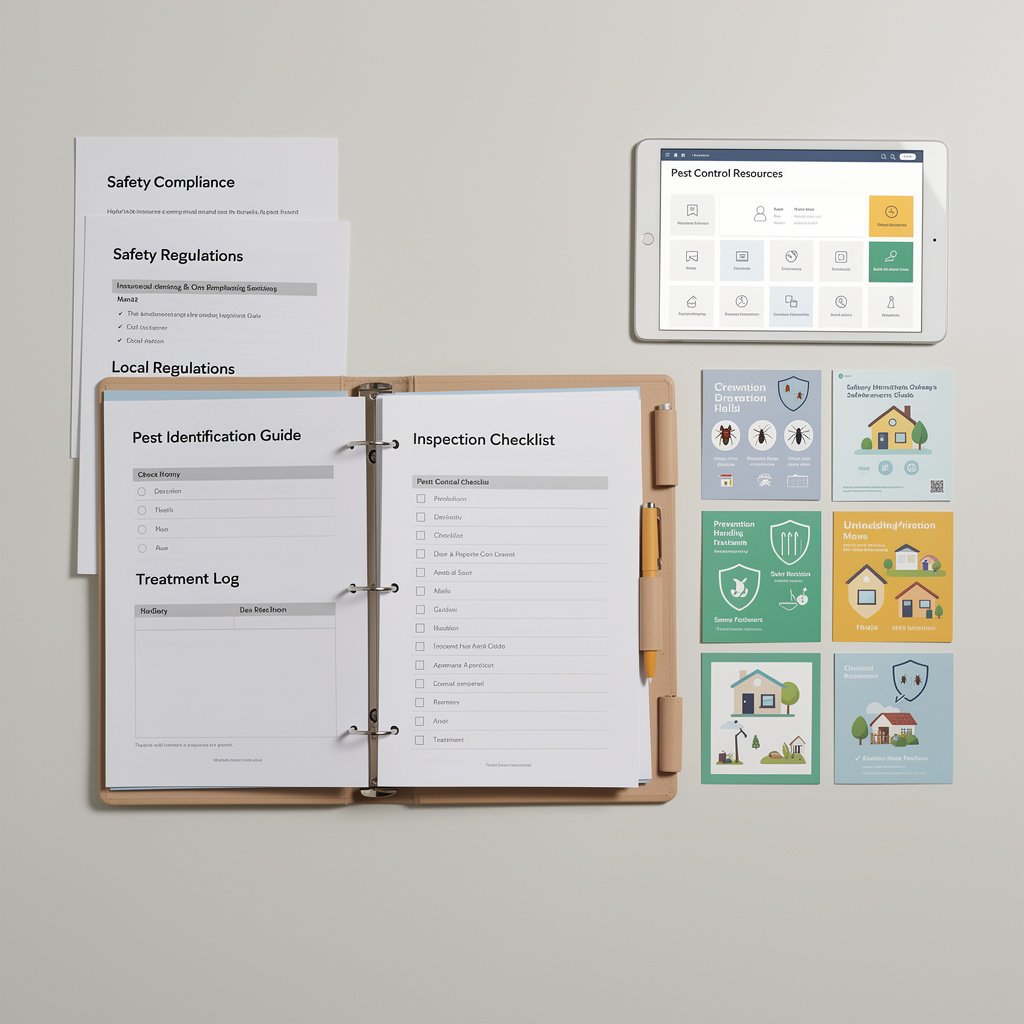 Pest control compliance documentation and resources