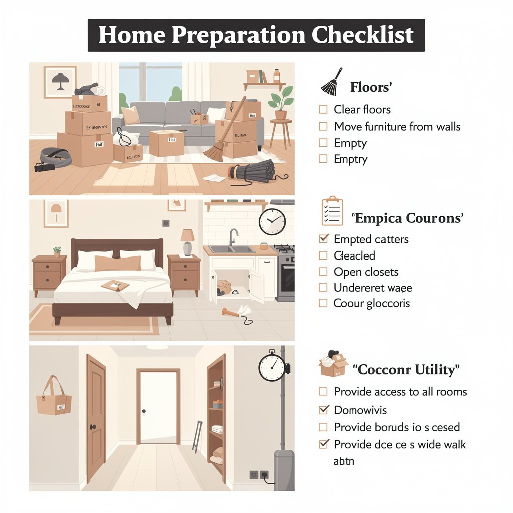 Pest control preparation checklist for home treatment