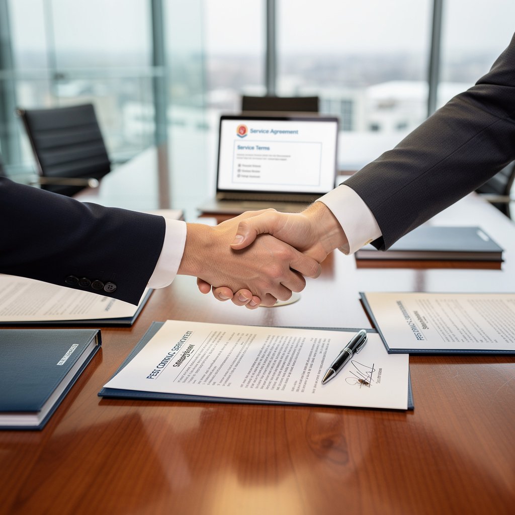 Pest control service contract documentation