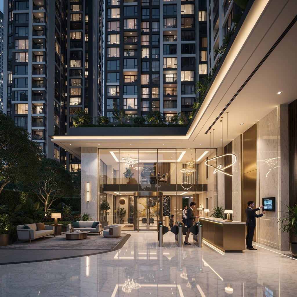 Pest control technician servicing a condominium in Mont Kiara, Kuala Lumpur