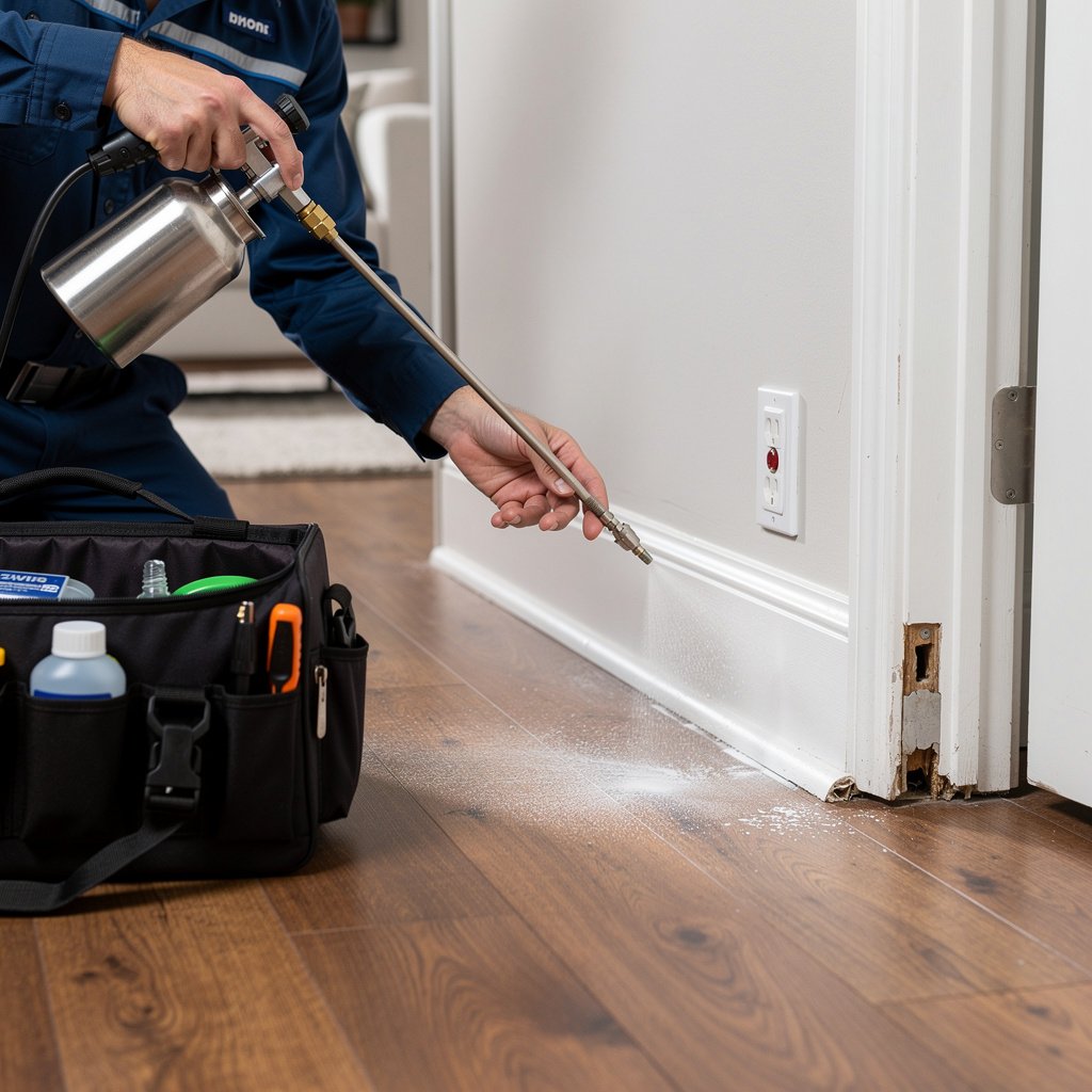 Professional residual spray application