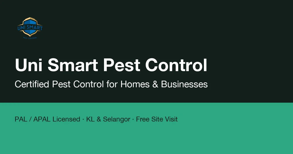 Pest control price guide Malaysia